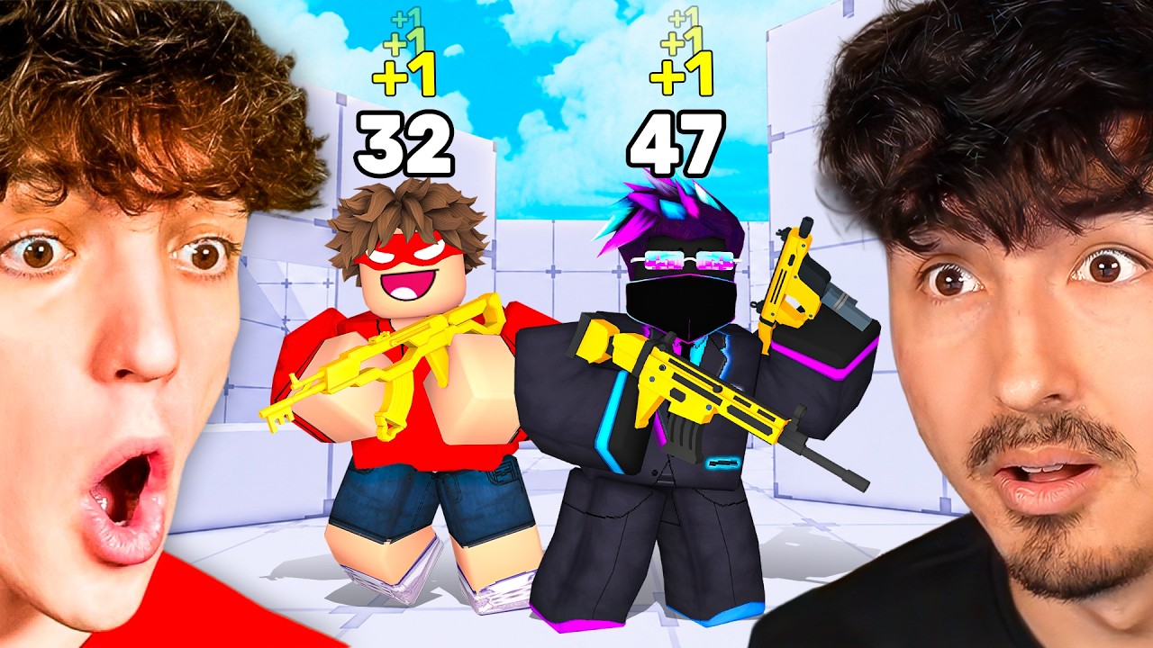MINIBLOXIA vs KAYE in ULTIMATE KILL RACE...(Roblox Rivals)