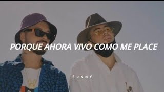 Bad Bunny x J Balvin - Yo Le LLego | Oasis (Letra//Lyrics)