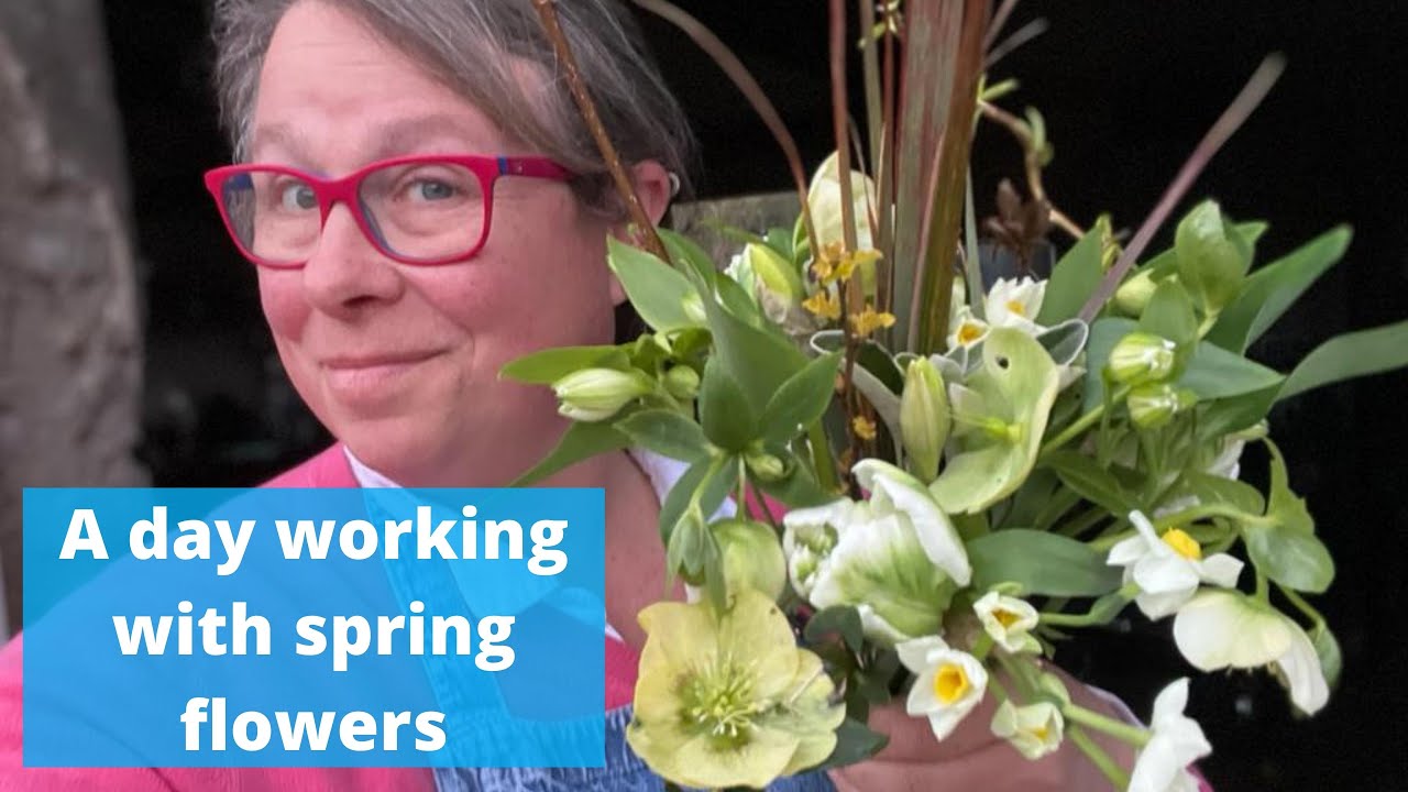 A day working with early spring flowers for lovely commissions x