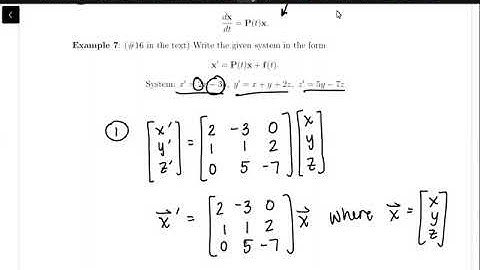 Matrices and Linear Systems, Part II
