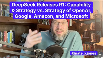 DeepSeek Releases R1: Capability & Strategy vs. Strategy of OpenAI, Google, Amazon, and Microsoft