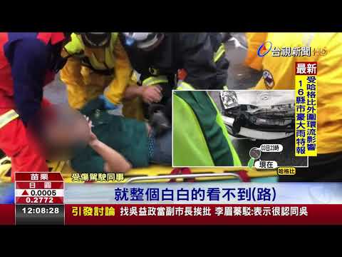 天雨路滑國道連環撞5百米內3起事故