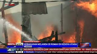 Kebakaran Puluhan Rumah di Kedoya Utara