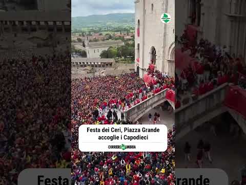 Video Festa dei Ceri, Piazza Grande accoglie i Capodieci