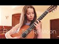 Fly me to the moon  classical guitar arrangement by julia lange