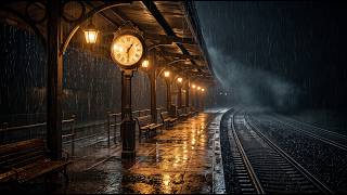The Last Train Left Without Me 🌧️ Rainy Jazz Lofi (2 Hours)