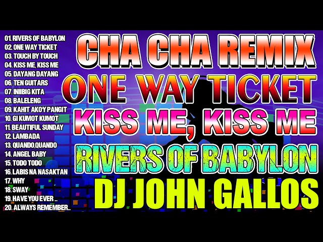 📌🇵🇭[TOP 1] 🔔NONSTOP CHA CHA REMIX 2024 💥 BAGONG TAGALOG CHA CHA REMIX 2024💊One Way Ticket💊 class=