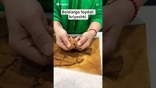 Bolalarga foydali kriyeshki tayyorlaymiz#shorts #food #ketodieta #bakery#bola #bolalar #bolalaruchun