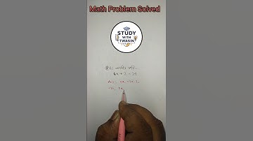 💥 Math Problem Solution #studywithtwasin #maths #shorts #trending #youtubeshorts #song #newmusic