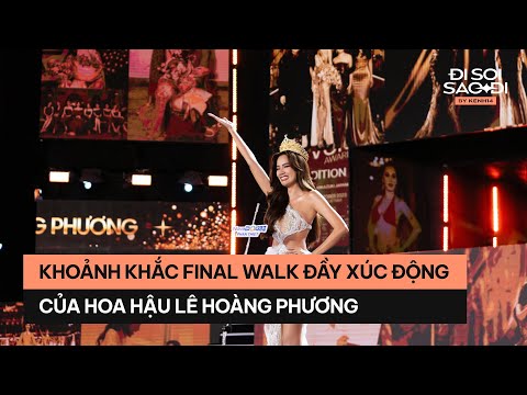 Khoảnh khắc final walk đầy xúc động của Hoa hậu Lê Hoàng Phương ở chung kết Miss Grand Vietnam 2024