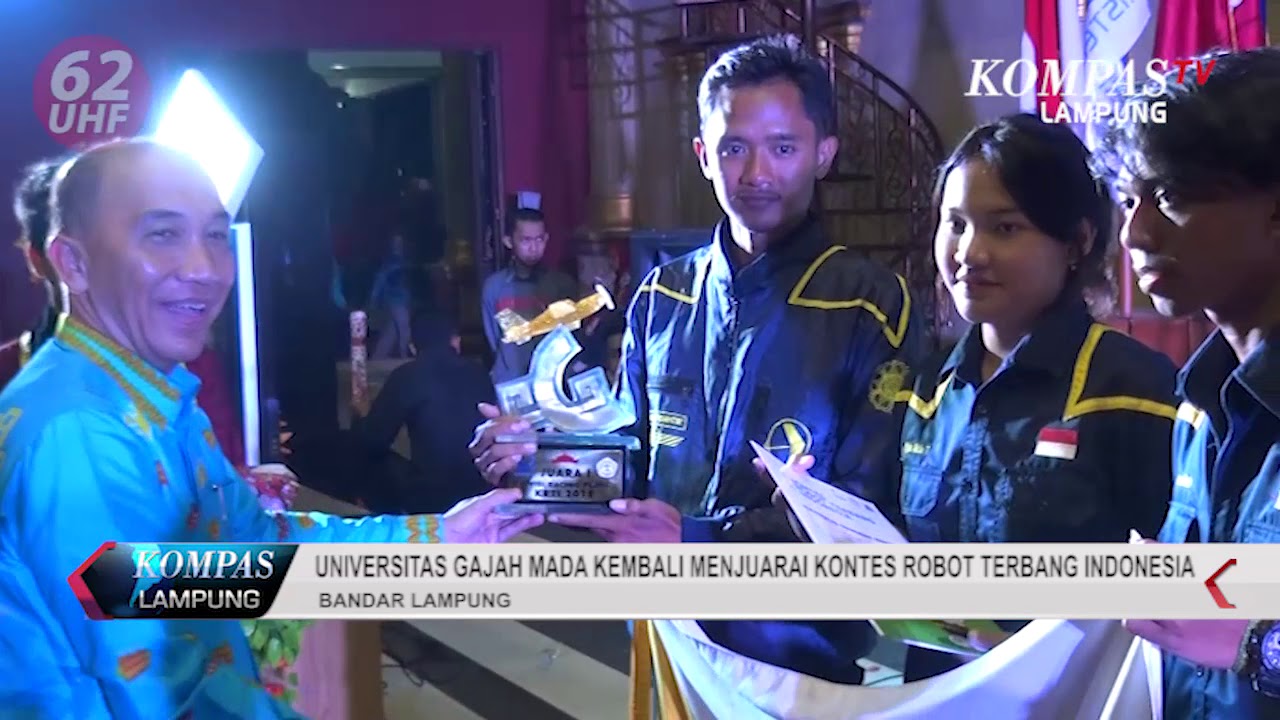 UNIVERSITAS GAJAH MADA KEMBALI MENJUARAI KONTES ROBOT TERBANG INDONESIA