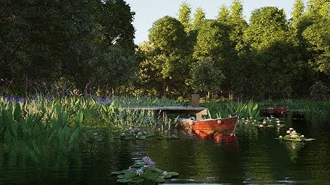 CGsoreal.com Wetlands Scene D5 Render