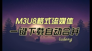 M3U8流媒体视频一键轻松下载自动合并 可直接播放