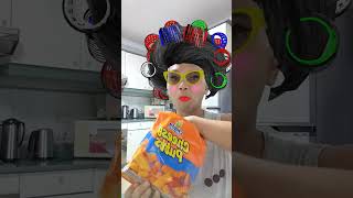 Yummy EATING Delicious Crunchy My all time Favorite Cheesy Puffs #asmrsounds #asmreating #shorts