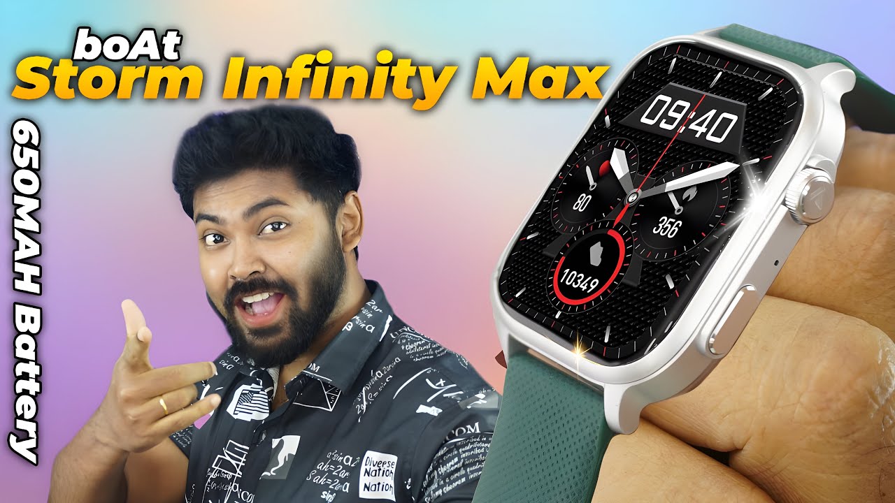 boAt Storm Infinity Max | Big Display |  Smart Features |  Insane Battery !
