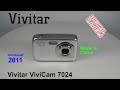 2011 vivitar vivicam 7024  digital camera