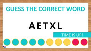 [Scrambled Word Game] Can You Unscramble These Words? 5 Letters screenshot 3