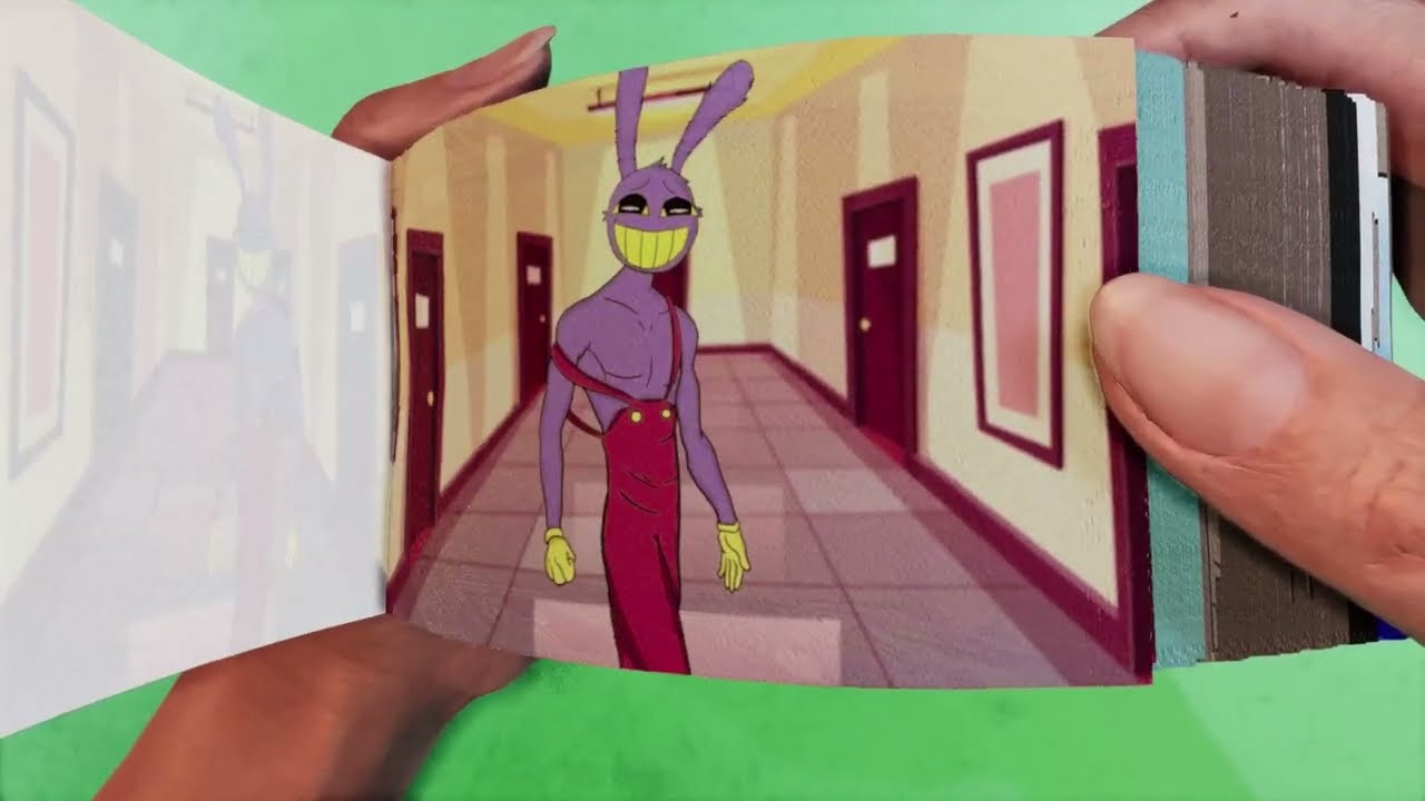 POMNI x JAX stuck in exit The Amazing Digital Circus Animation flipbook ...