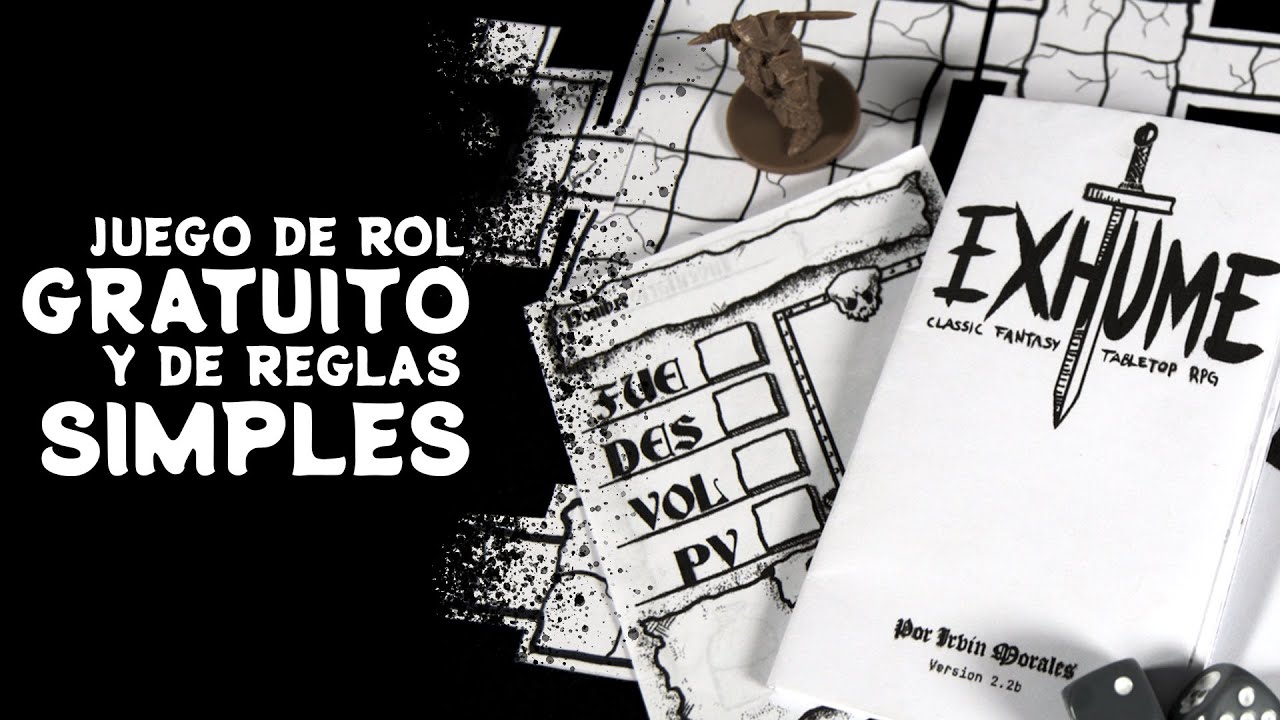 Great Tabletop Rpg For Beginners Exhume Micro Fantasy RPG YouTube