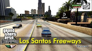 Los Santos freeway road trip | GTA: San Andreas - Definitive Edition screenshot 2