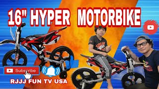 16 '' HYPER MOTORBIKE / UNBOXING 16' HYPER MOTORBIKE /HOW TO ASSEMBLE 16' HYPER MOTORBIKE