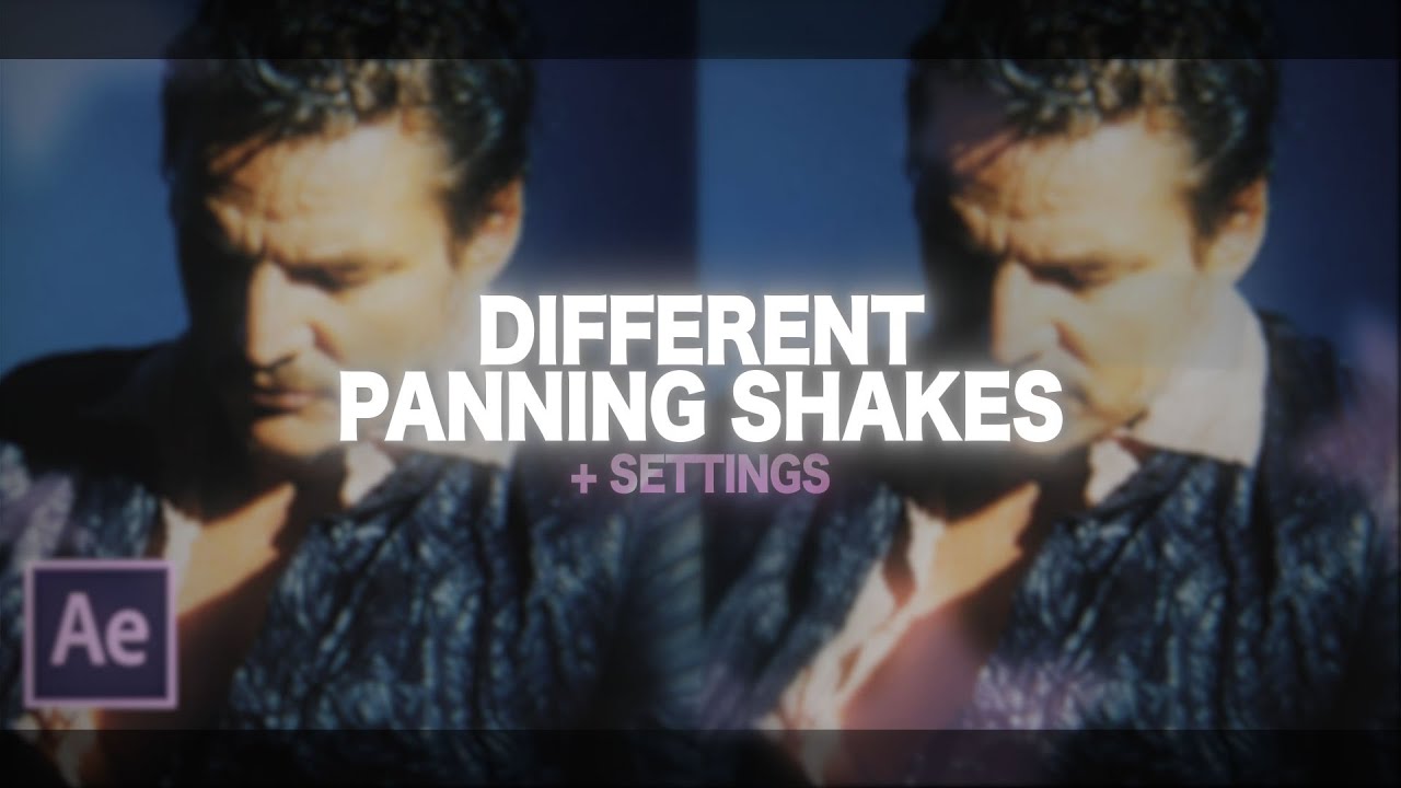 different panning shakes + their settings | after effects
