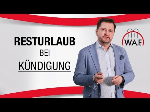 Resturlaub bei Kündigung: Wie viel Urlaub steht mir nach meiner Kündigung zu? | Betriebsrat Video