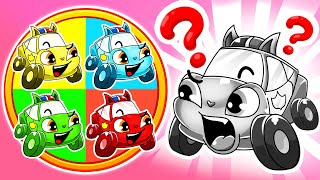 LET'S COLOR BABY CARS! 🚒 🚓 🚌 🚑 Funny Kids Songs & Nursery Rhymes