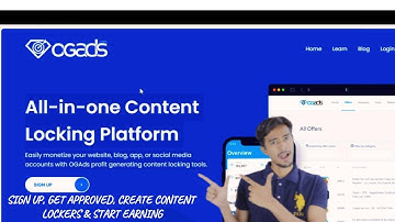 How to Use OGAds (2025 Tutorial)– Sign Up, Get Approved, Create Content Lockers & Start Earning