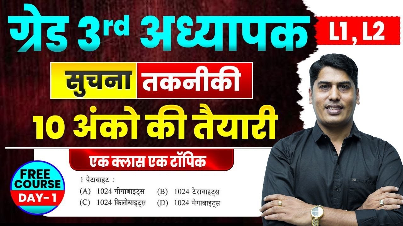 [1]🔴REET Mains ICT PYQ Analysis | Previous Year Questions Solved with Concepts | REET 2025