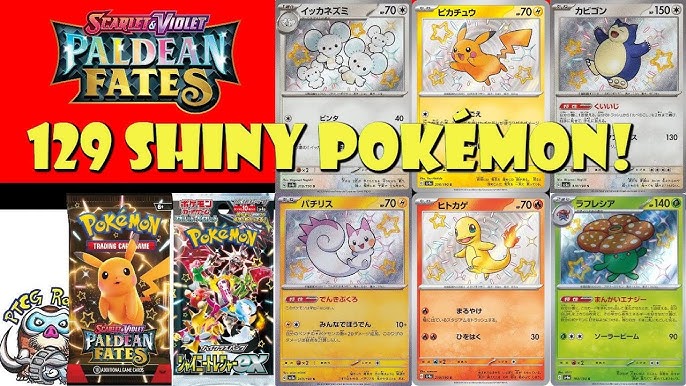 25 New Secret Rare Shiny Pokémon Cards Revealed! Shiny Pikachu! Paldean  Fates! (HUGE TCG News) 