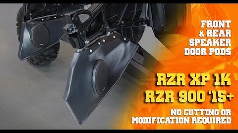 SSVtv Front and Rear Speaker Pods for RZR xp 1000!
