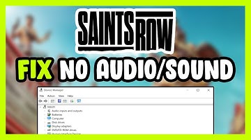 How to FIX Saints Row No Audio/Sound Not Working