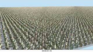 thinkingParticles Billion Poly Crowd