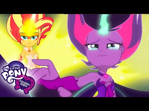 My Little Pony | Daydream Shimmer defeats Midnight Sparkle | Equestria Girls: Friendship Games