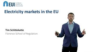 Video lecture | Electricity markets in EU
