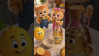 Lemon 🍋 + Vinegar Magic Cleaner 😱🧼 | Fun Science Story for Kids