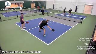 KCM March Open Pickleball Tournament-Mens Doubles 4.0+ Semifinal