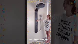 Futuristic LED Digital Shower Tower Premium Smart Bathroom Fixtures for B2B Wholesale