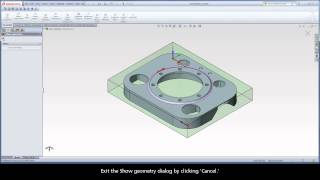 iMachining 2D Example: iMachining of a Bracket (Bottom ledge machining)