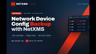 NetXMS Talks (June 2026): How NetXMS Backs Up Network Device Configs #networkmonitoring #opensource