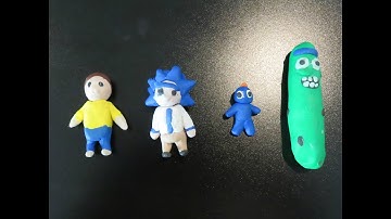 Rick & Morty Clay Figures