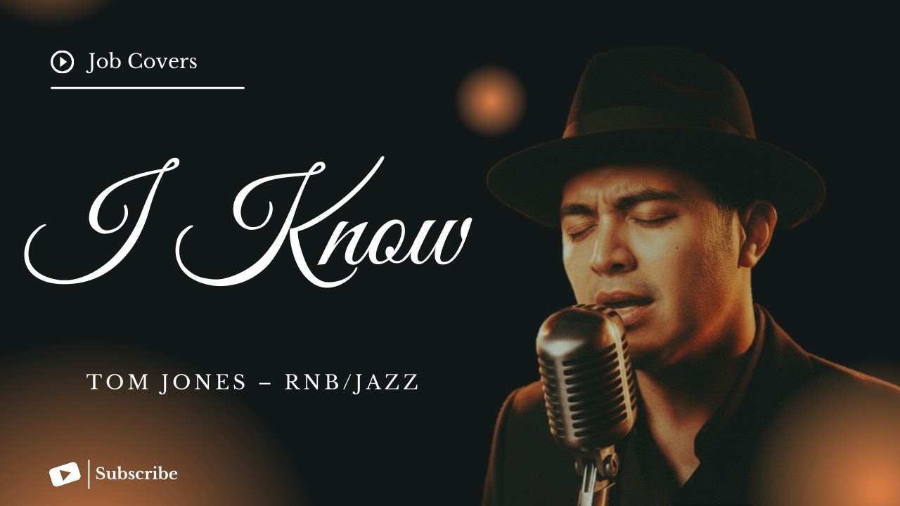 I Know - Tom Jones - Male RNB/Jazz Cover (Lyric Video)