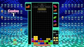tetris maximum 100 % badge with heavy downstacking defense skills