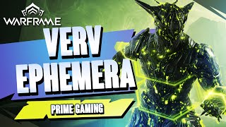 Warframe - Verv Ephemera (Prime Gaming)