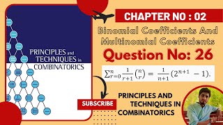 Question No. 26 | Chapter 2 | Binomial and Multinomial Coefficients |  Combinatorics