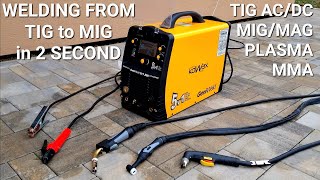 Kowax Geni Weld 5in1 automatic polarity welding machine. Changes MIG welding to TIG in 2 seconds. screenshot 3