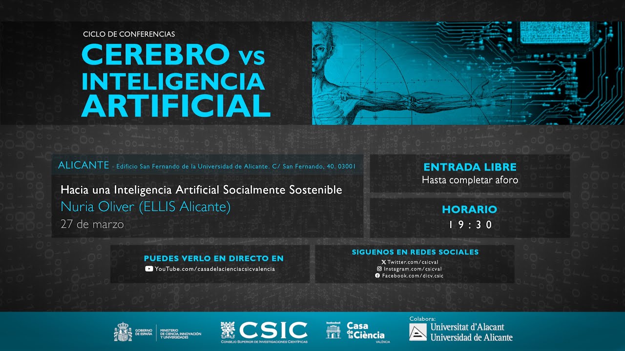 Conferencia: Hacia una Inteligencia Artificial Socialmente Sostenible