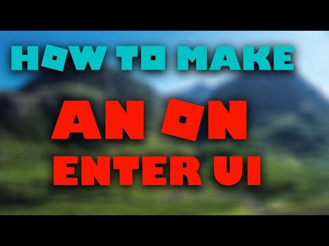 HOW TO MAKE AN ON ENTER KEY PRESS UI IN ROBLOX