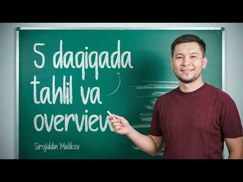 IELTS Task 1: Data tahlili va kuchli overview yozish